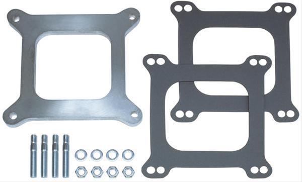 Trans-Dapt Performance 0.375 Inch Carburetor Spacer 2063 Spacer, Aluminum, .375 in. Thick, Open, Square Bore, Each thumbnail 2