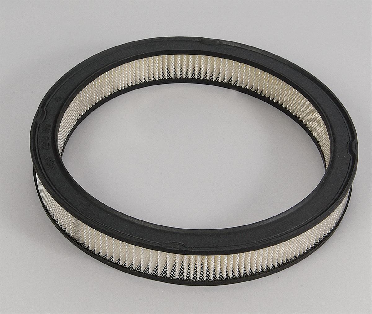 Trans-Dapt Performance High-Flow Replacement Air Filter Elements 2111 Element, High Flow, Replacement, Round, Paper, White, 14 in. Diameter, 2.125 in. Height, Each