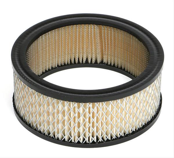 Trans-Dapt Performance High-Flow Replacement Air Filter Elements 2116 Element, High Flow, Replacement, Round, Paper, White, 6.266 in. Diameter, 2.5 in. Height, Each