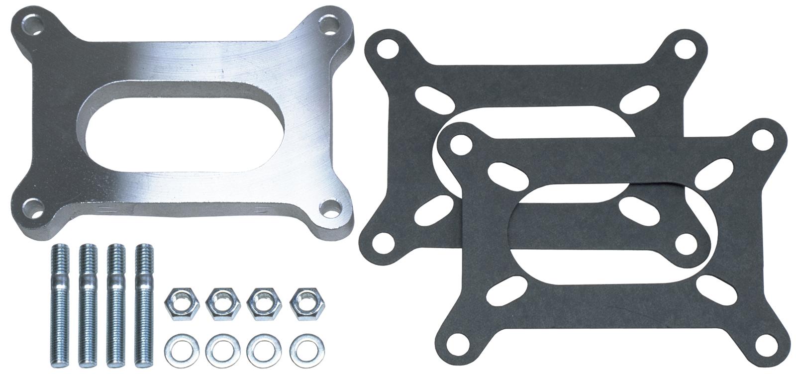 Trans-Dapt Performance 0.5 Inch Carburetor Spacer 2134 Spacer, Aluminum, .500 in. Thick, Open, 2-Barrel, Each