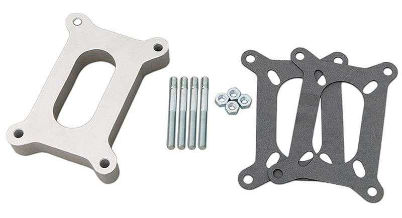 Trans-Dapt Performance 1 Inch Carburetor Spacer 2135 Spacer, Aluminum, in. Thick, Open, 2-Barrel, Each