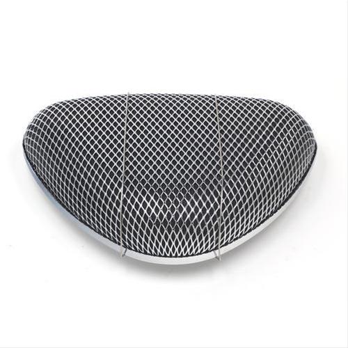 Trans-Dapt Performance High-Flow Style Air Cleaners 2196 Filter Assembly, Style, Triangle, Raised Base, Steel, Mesh/Chrome, 2 1/2 in. Filter Height, Each thumbnail 2