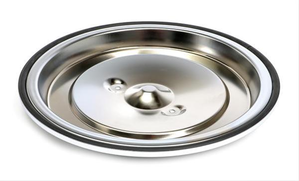 Trans-Dapt Performance Chrome Air Cleaner Tops 2377 Top, Steel, Chrome, Chevy, GMC, 15.375 in. Diameter, 5.0, 5.7L, Each