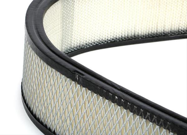 Trans-Dapt Performance High-Flow Replacement Air Filter Elements 2393 Element, High Flow, Replacement, Triangle, Paper, White, 14 in. Diameter, 3 in. Height, Each thumbnail 2