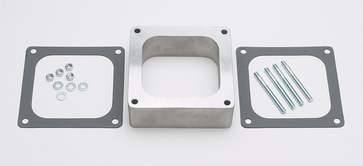 Trans-Dapt Performance 2 Inch Carburetor Spacer 2469 Spacer, Aluminum, in. Thick, Open, Dominator Bore, Each