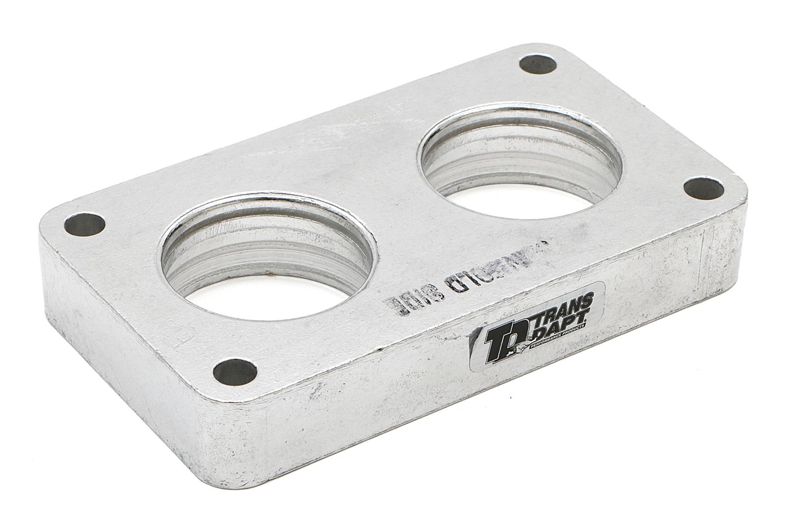 Trans-Dapt Performance Torque-Curve MPFI Spacers 2518 Throttle Body Spacer, Torque-Curve, Aluminum, Natural, 1 in., Ford, Pickup, Each