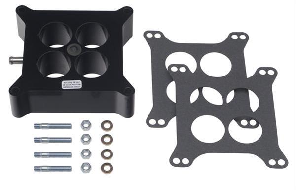 Trans-Dapt Performance 2 Inch Carburetor Spacer 2530 Spacer, Phenolic Plastic, in. Thick, 4-hole, Square Bore, Each