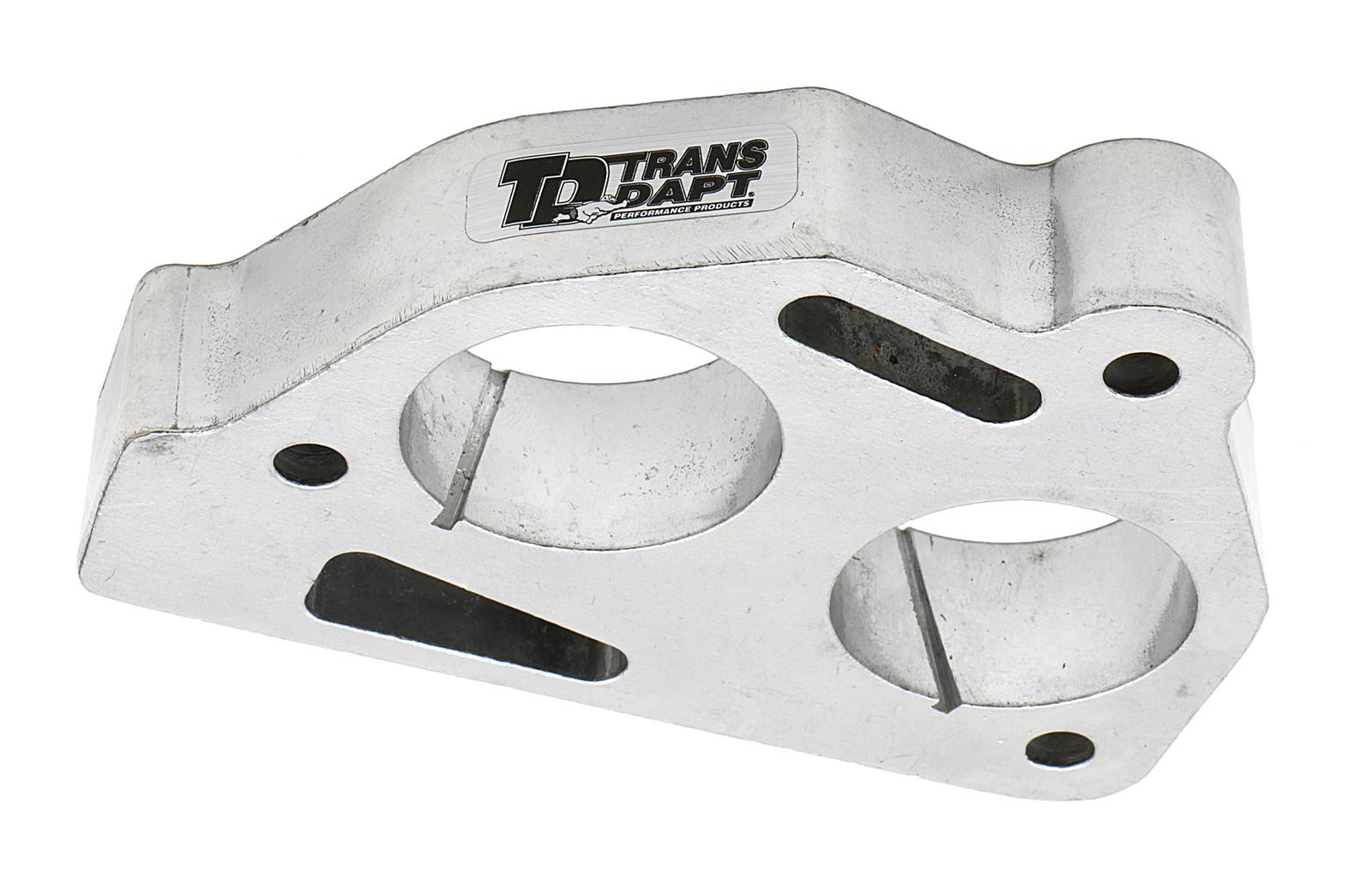 Trans-Dapt Performance Swirl-Torque TBI Spacers 2534 Throttle Body Spacer, Swirl-Torque, Aluminum, Natural, 1 in., Chevy, GMC, Pickup/SUV, Each