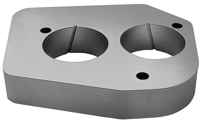 Trans-Dapt Performance Swirl-Torque TBI Spacers 2536 Throttle Body Spacer, Swirl-Torque, Aluminum, Natural, 1 in., Chevy, GMC, Each thumbnail 4
