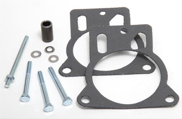 Trans-Dapt Performance Torque-Curve MPFI Spacers 2565 Throttle Body Spacer, Torque-Curve, Aluminum, Natural, 1 in., Chevy, GMC, Pickup/SUV, Each thumbnail 3