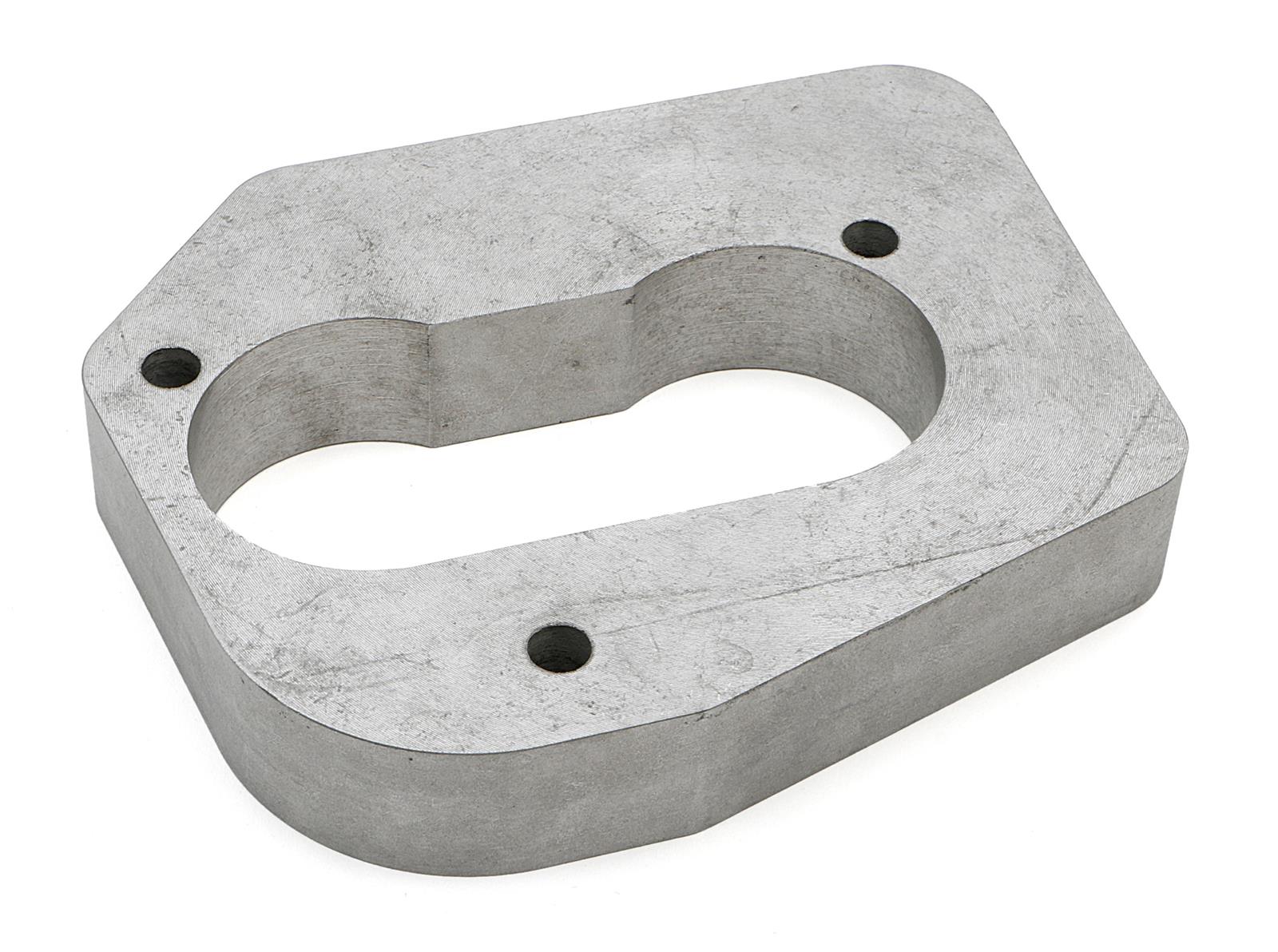Trans-Dapt Performance Wide-Open TBI Spacers 2636 Throttle Body Spacer, Wide Open, Aluminum, Natural, 1 in., Chevy, GMC, Pickup/SUV, Each