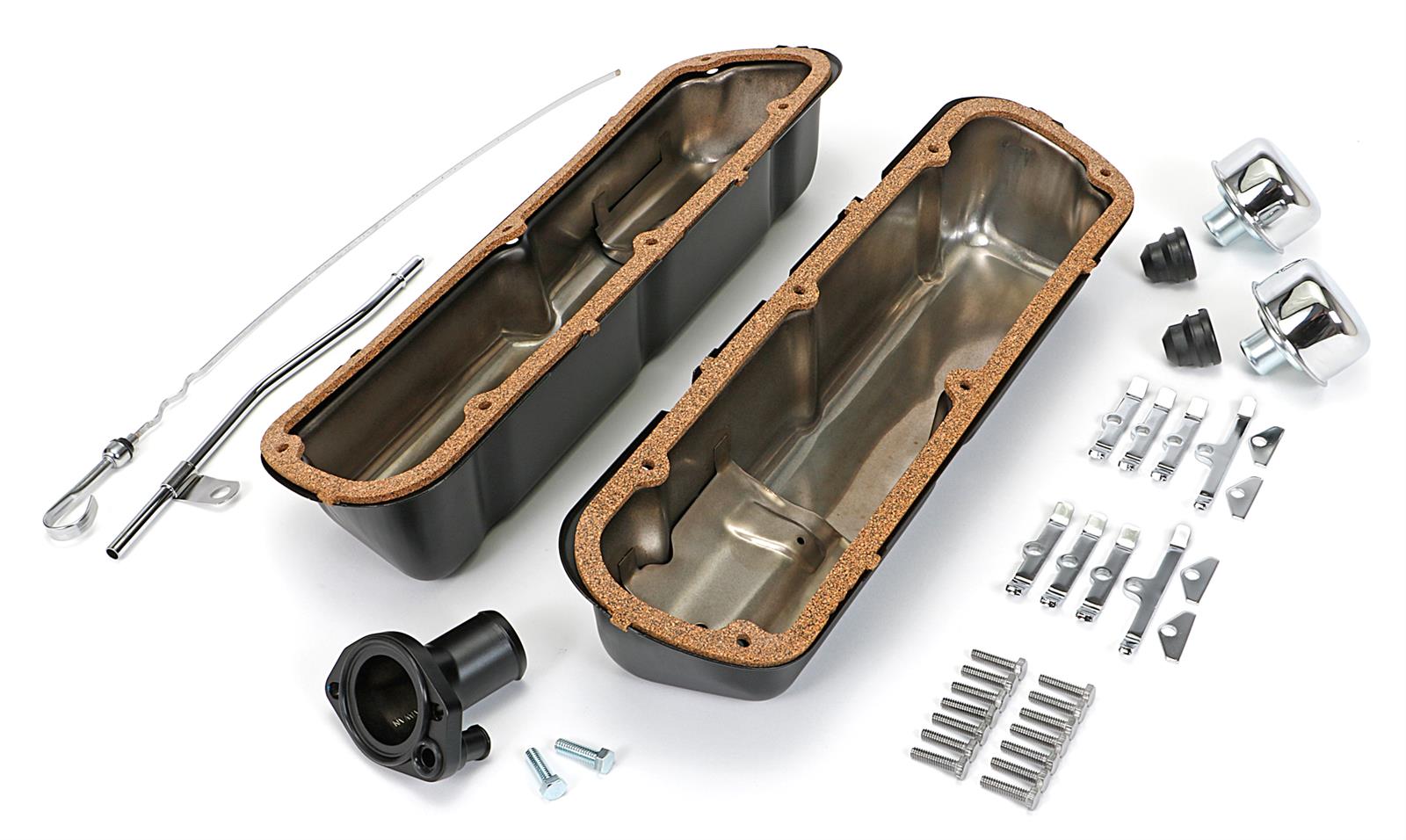 Trans-Dapt Performance PerfectMatch Powdercoated Engine Dress-Up Kits 3062 Kit, PerfectMatch, Steel, Asphalt Black Powdercoated, Ford, Small Block, Kit thumbnail 2