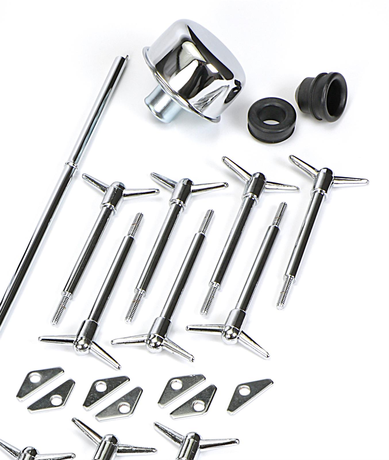 Trans-Dapt Performance Chrome Engine Dress-Up Kits 3144 Kit, Steel, Chrome, Chevy, Big Block, Kit thumbnail 4