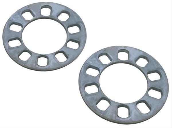 Trans-Dapt Performance Disc Brake Spacers 4082 Wheel Spacers, Aluminum, 5 x 4.5 in./4.75 in./5.0 in., 1/4 in. Thick, 6.50 in. O.D., Pair