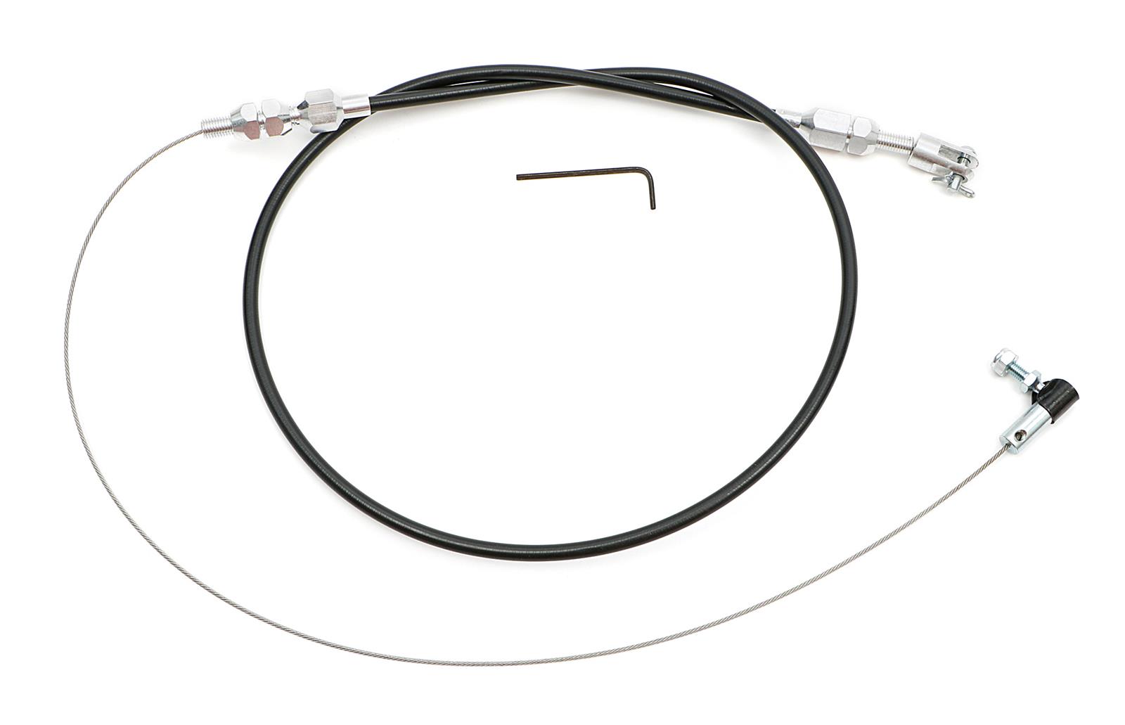 Trans-Dapt Performance Products Throttle Cables 4124 THROTTLE CABLE KIT 36" UNIVERSAL BLACK HOUSING thumbnail 2