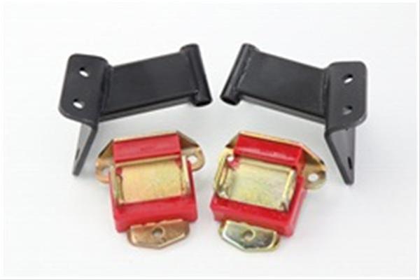 Trans-Dapt Performance Engine Swap Motor Mounts 4155 Mounts, Swap, Black Steel Brackets, Red Polyurethane Bushings, Chevy, Kit thumbnail 4