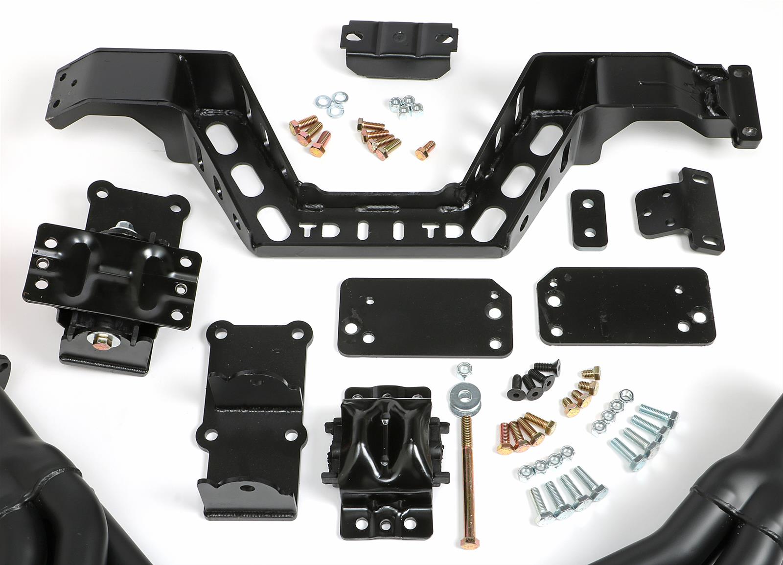 Trans-Dapt Performance Swap-In-A-Box Complete Engine Swap Kits 42016 Kits, Complete, Mid-length Black Ceramic Coated Headers, Motor Mounts, Red Oil Pan, Chevy, Pontiac, 4.8L, 5.3L, 6.0L, Kit thumbnail 2