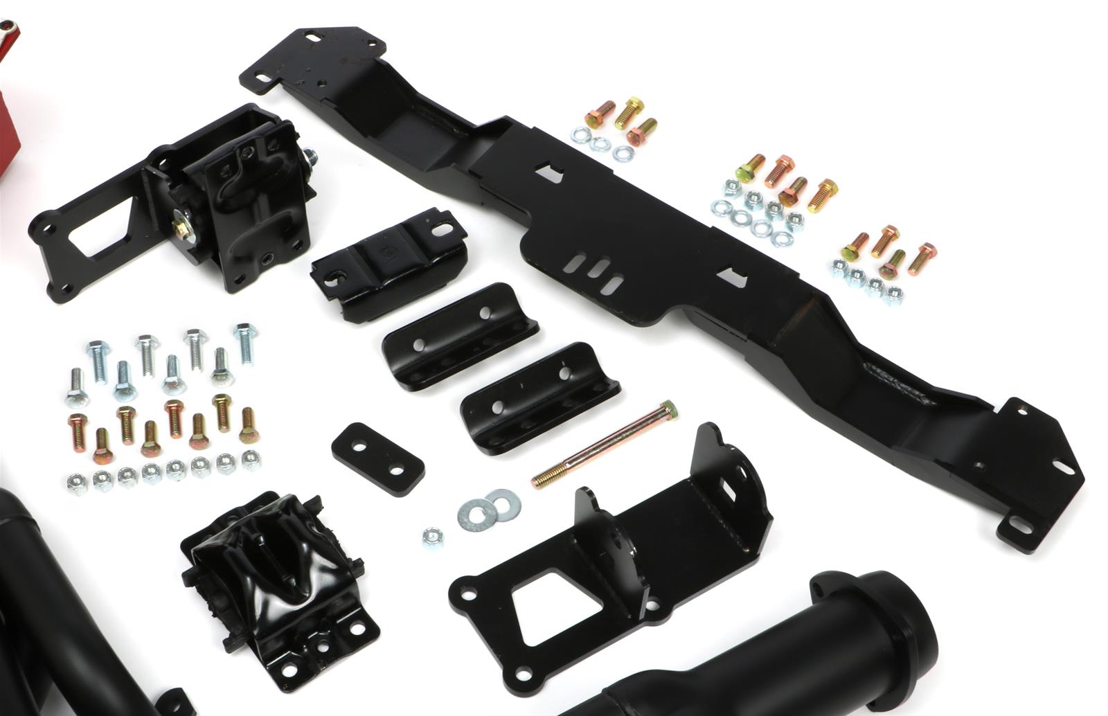 Trans-Dapt Performance Swap-In-A-Box Complete Engine Swap Kits 42033 Kits, Complete, Mid-length Black Ceramic Coated Headers, Motor Mounts, Red Oil Pan, Chevy, Pontiac, 4.8L, 5.3L, 6.0L, Kit thumbnail 2