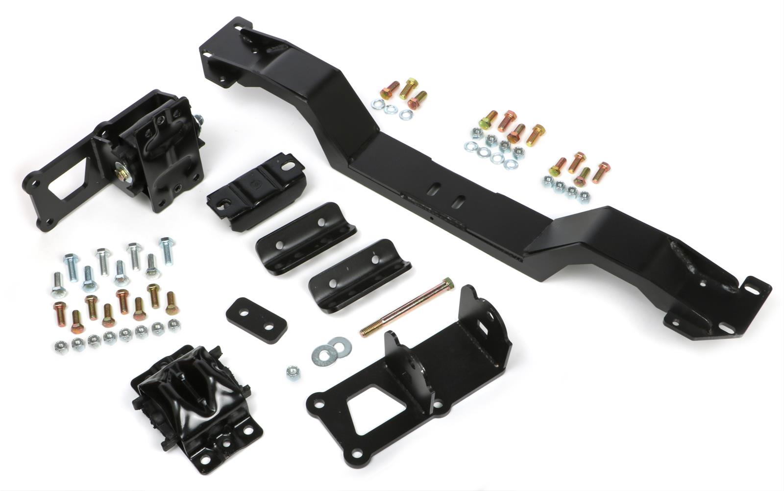 Trans-Dapt Performance Swap-In-A-Box Complete Engine Swap Kits 42035 Kits, Complete, Mid-length Silver Ceramic Coated Headers, Motor Mounts, Red Oil Pan, Chevy, Pontiac, Small Block LS, Kit thumbnail 4