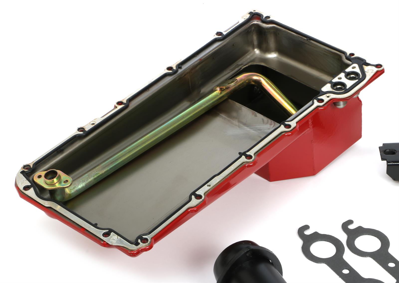 Trans-Dapt Performance Swap-In-A-Box Complete Engine Swap Kits 42043 Kits, Complete, Mid-length Black Ceramic Coated Steel Headers, Motor Mounts, Red Oil Pan, Chevrolet, GMC, LS, Kit thumbnail 3