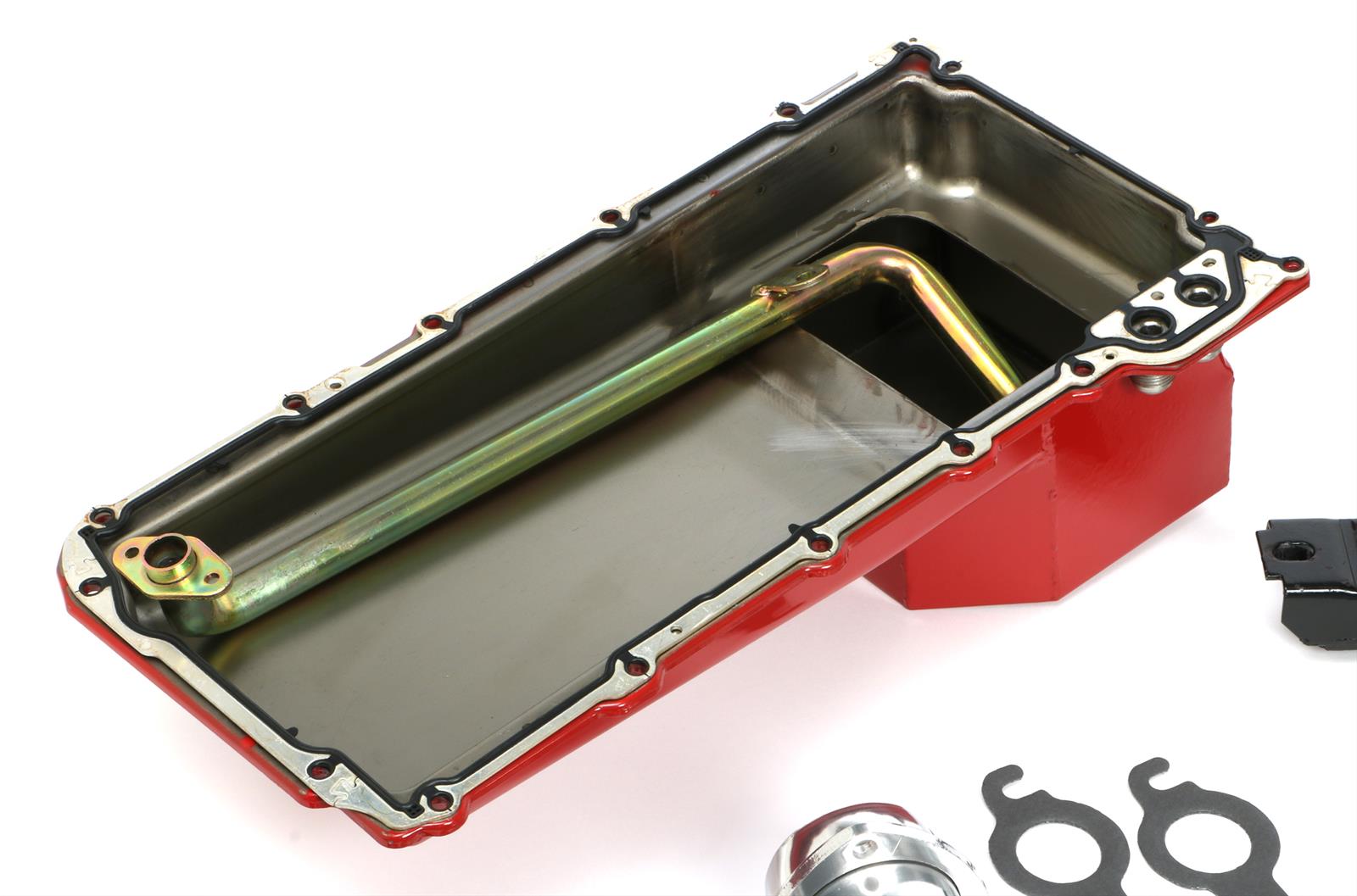 Trans-Dapt Performance Swap-In-A-Box Complete Engine Swap Kits 42052 Kits, Complete, Mid-length Silver Ceramic Coated Headers, Motor Mounts, Red Oil Pan, Chevy, GMC, 4.8L, 5.3L, 6.0L, Kit thumbnail 4