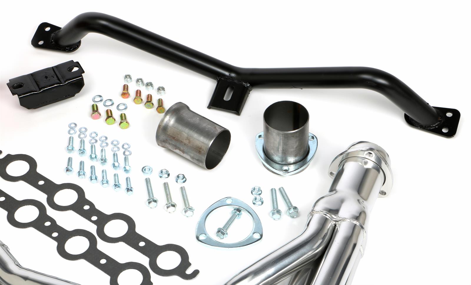 Trans-Dapt Performance Swap-In-A-Box Complete Engine Swap Kits 42052 Kits, Complete, Mid-length Silver Ceramic Coated Headers, Motor Mounts, Red Oil Pan, Chevy, GMC, 4.8L, 5.3L, 6.0L, Kit thumbnail 5