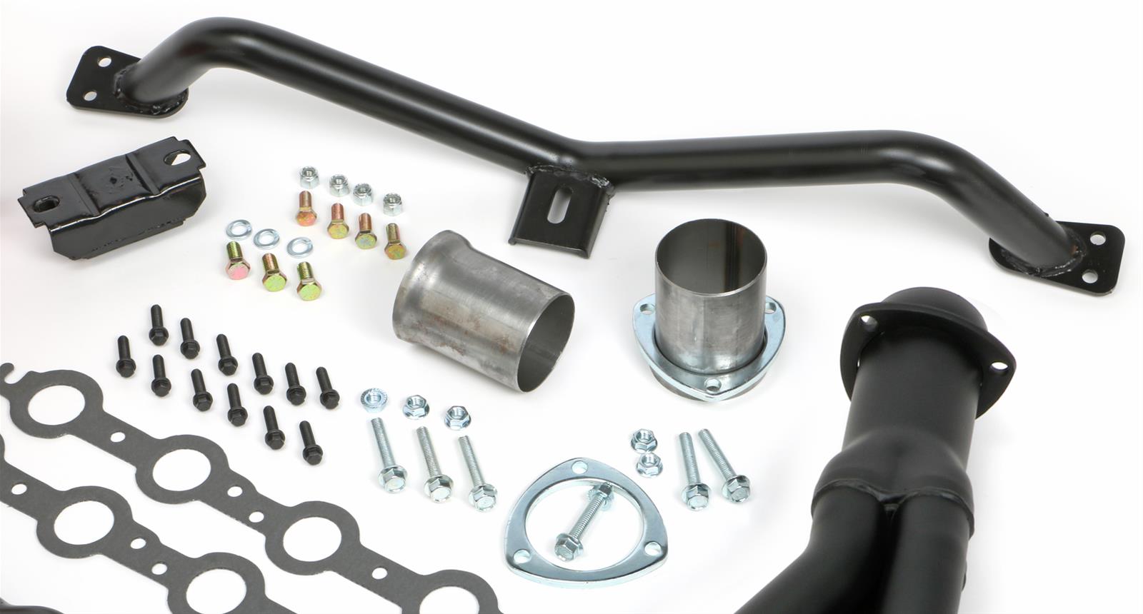 Trans-Dapt Performance Swap-In-A-Box Complete Engine Swap Kits 42053 Kits, Complete, Mid-length Black Ceramic Coated Headers, Motor Mounts, Red Oil Pan, Chevrolet, GMC, Small Block LS, Kit thumbnail 4
