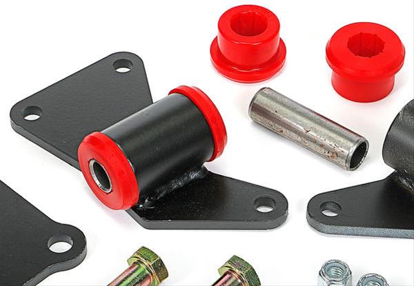 Trans-Dapt Performance Engine Swap Motor Mounts 4205 Mounts, Swap, Complete Mount, Bolt-In, Polyurethane/Red, Steel/Black, Chevy, GMC, Truck, SUV, Kit thumbnail 2