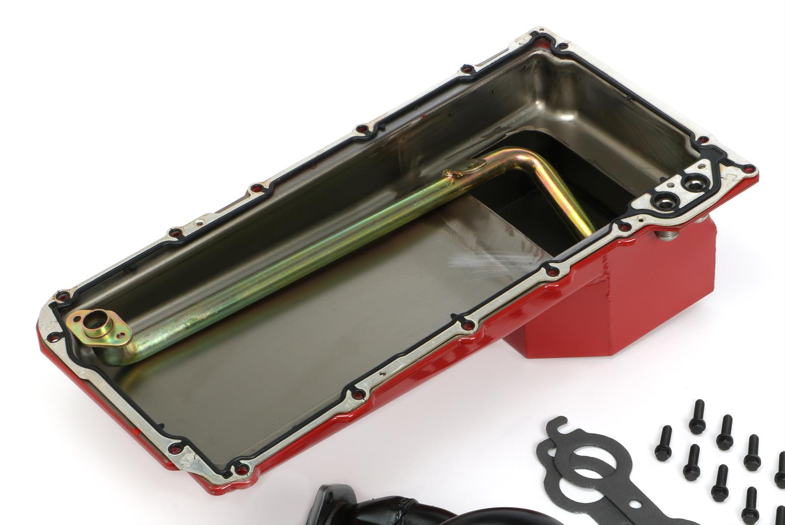 Trans-Dapt Performance Swap-In-A-Box Complete Engine Swap Kits 42161 Kits, Complete, Mid-length Natural Steel Headers, Motor Mounts, Red Oil Pan, Chevy, GMC, 4.8L, 5.3L, 6.0L, Kit thumbnail 4