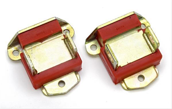 Trans-Dapt Performance Motor Mounts 4238 Mounts, Block Mount, Bolt-In, Polyurethane, Red, Chevy, Big Block, Small Block, Pair
