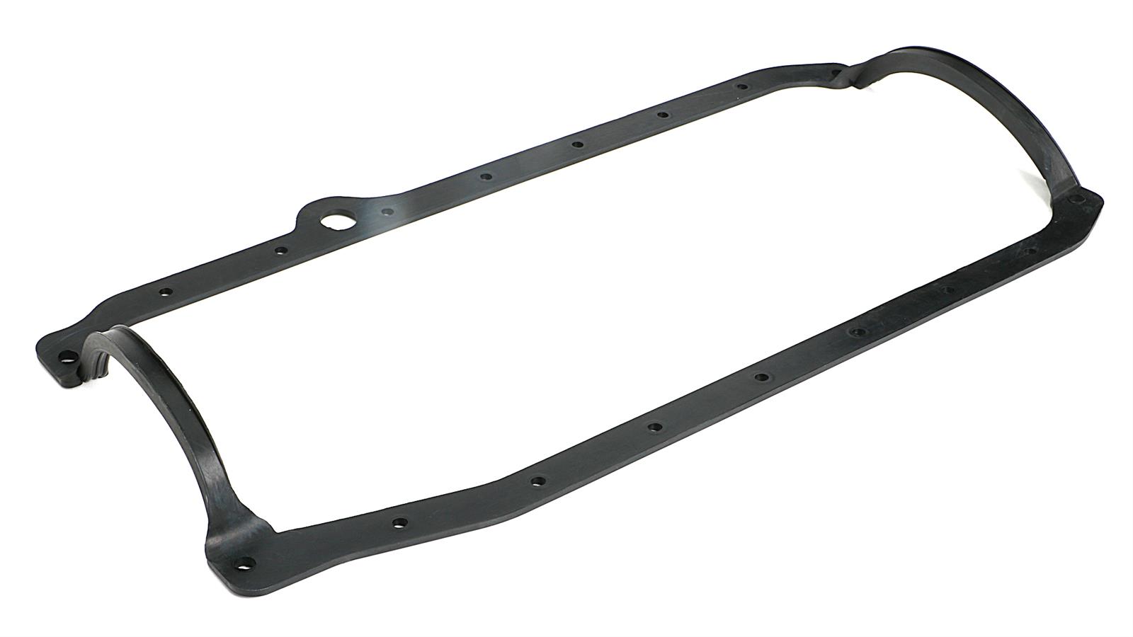 Trans-Dapt Performance Products Oil Pan Gaskets 4339 86-02 SBC RUBBER OIL PAN GASKETS W/ 1PC REAR SEAL