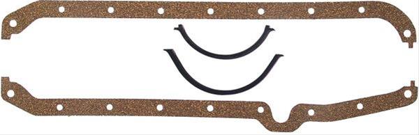 Trans-Dapt Performance Products Oil Pan Gaskets 4340 Gasket, Multi-Piece, Cork/Rubber, Chevy, 265-350, Each