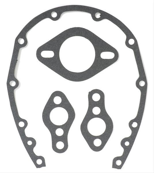 Trans-Dapt Performance Timing Cover Gaskets 4363 Gaskets, Cover, Cellulose, Nitrile, Chevy, 283-350 without Seal, Kit