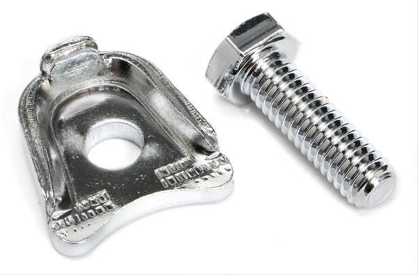 Trans-Dapt Performance Distributor Hold-Down Clamps 4455 Clamp, Chrome, Ford, OEM-Style, V8, Each