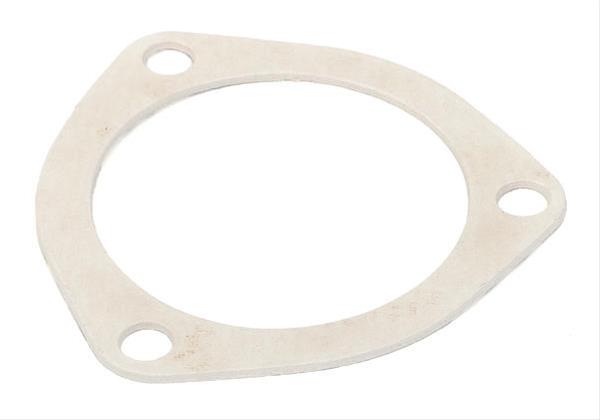 Trans-Dapt Performance Collector Gaskets 4464 Gasket, Triangle, High-Temperature White, 3-Hole, 2.5 in. Inside Diameter, Each