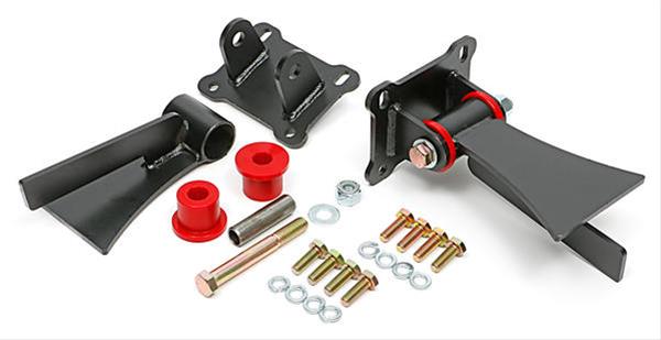Trans-Dapt Performance Universal Street Rod-Style Motor Mounts 4501 Mounts, Frame Pad, Bolt-In, Steel, Polyurethane, Rod Style, Chevy, Small Block Gen III/IV, LS1, Kit