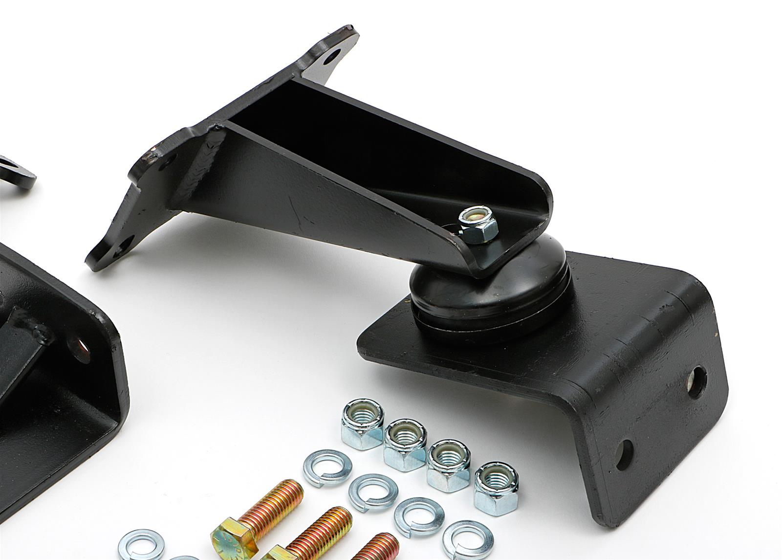 Trans-Dapt Performance Biscuit Mount Pads 4509 Street Rod Motor Mount, Bolt-In, Style Motor Mounts; Chevy/GM LS1 Series, 27-33 in. Frame Rails, Kit