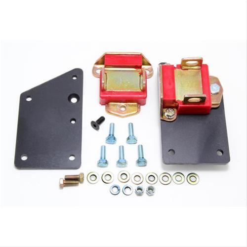 Trans-Dapt Performance Motor Mounts 4582 Mounts, Engine Swap, Block Mount, Bolt-In, Polyurethane Bushing, Chevy, Gen III, Pair