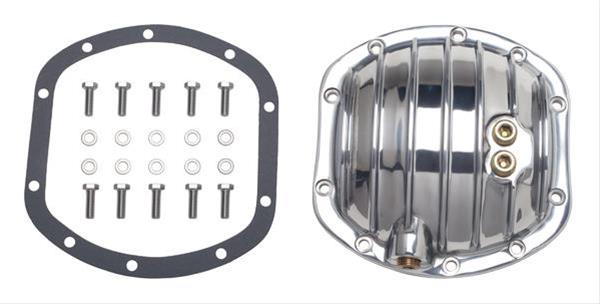 Trans-Dapt Performance Aluminum 10 Bolt Dana 25/27/30 Differential Cover 4827 Cover, Aluminum, Polished, Dana, 25, 27, 30, Kit thumbnail 2