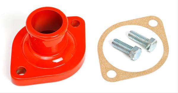 Trans-Dapt Performance Products Water Necks and Thermostat Housings 4991 ORANGE POWDER COATED MOPAR WATER NECK thumbnail 2