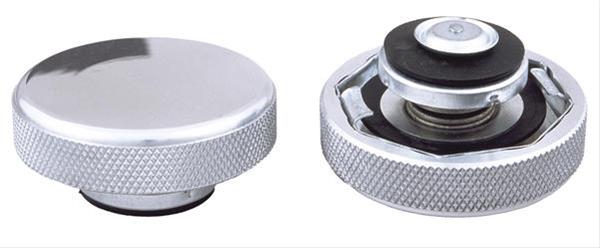 Trans-Dapt Performance Products Radiator Caps 6017 POLISHED ALUMINUM 16 LB.PLAIN RADIATOR CAP