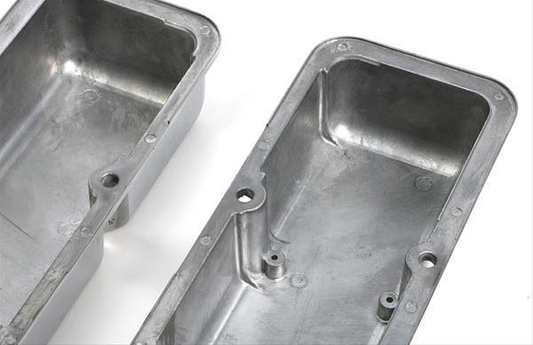 Trans-Dapt Performance Products Valve Covers 6031 58-86 SBC ALUM.SHORT PLAIN V/C thumbnail 3