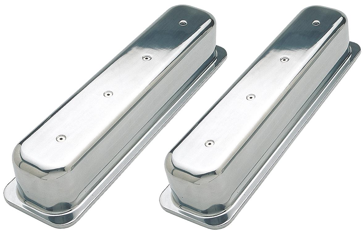 Trans-Dapt Performance Products Valve Covers 6046 Covers, 87-UP SBCHEV VC PLAIN TALL NO HOLES, Pair