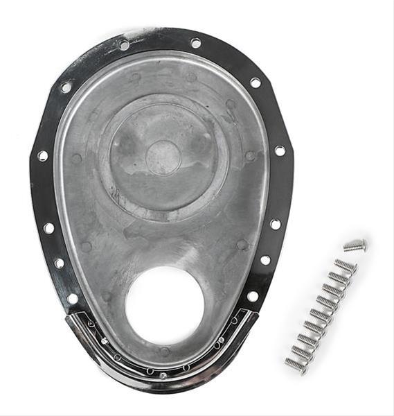 Trans-Dapt Performance Products Timing Covers 6049 TIMING COVER ALUMINUM 2 PIECE SBC 283-350 thumbnail 4