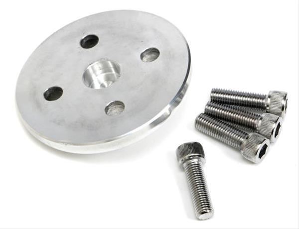 Trans-Dapt Performance Pulley Covers 6060 Nose, Polished Aluminum, short water pump