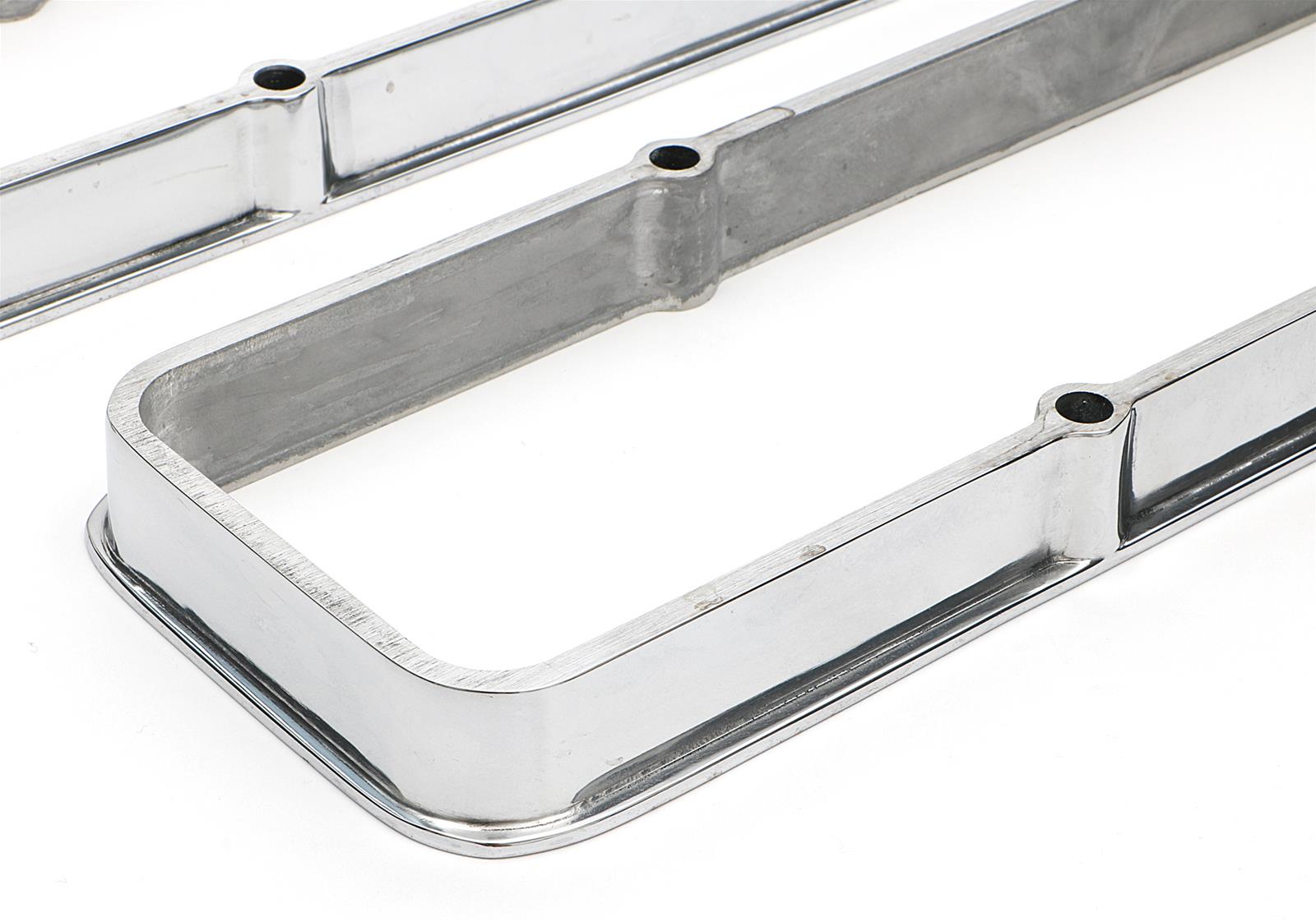 Trans-Dapt Performance Products Valve Cover Spacers and Adapters 6079 1" POLISHED VALVE COVER SPACERS; SB CHEVY 238-400 V8S 1958-86