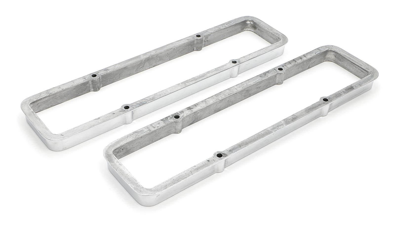 Trans-Dapt Performance Products Valve Cover Spacers and Adapters 6079 1" POLISHED VALVE COVER SPACERS; SB CHEVY 238-400 V8S 1958-86 thumbnail 2