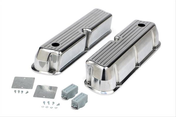 Trans-Dapt Performance Products Valve Covers 6109 VALVE COVERS ALUMINUM FORD 289-351W BALL MILLED thumbnail 2
