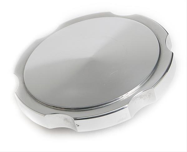 Trans-Dapt Performance Products Radiator Caps 6116 POL. ALUM. PLAIN 16 LB. RADIATOR CAP W/ NOTCHED EDGE
