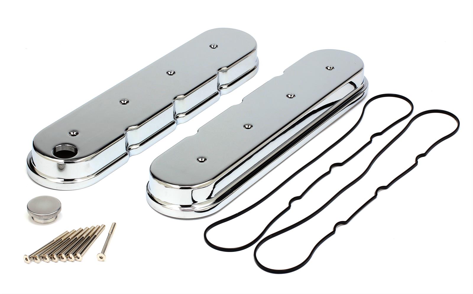 Trans-Dapt Performance Products Valve Covers 6370 Covers, Cover Cast Aluminum LS Chrome thumbnail 2